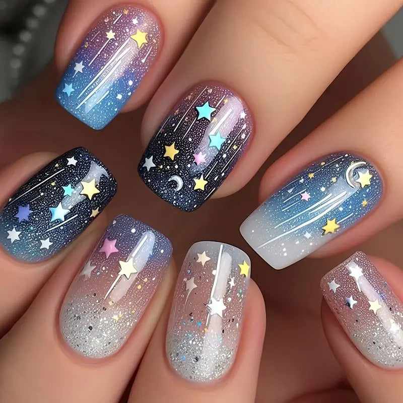 Iridescent Acryl-Nagelverstärkungen Brehn