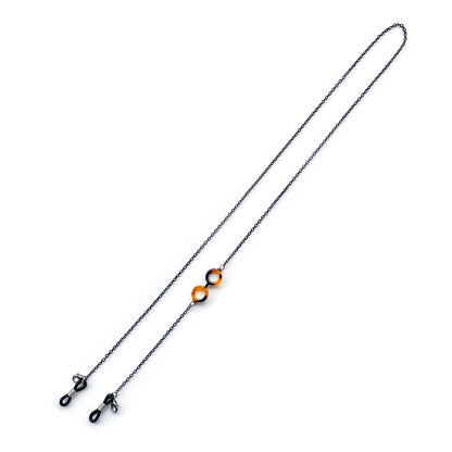 Elegante Brillen Kette mit dekorativen Gliedern Brehn