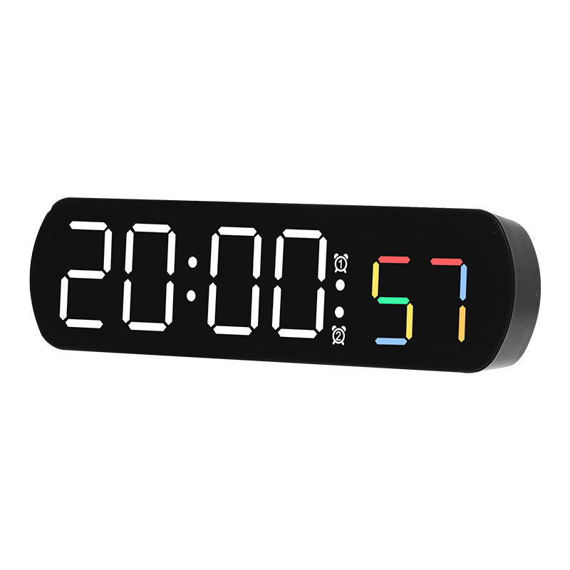 Digitaler Funkwecker mit mehrfarbigem LED-Display Brehn