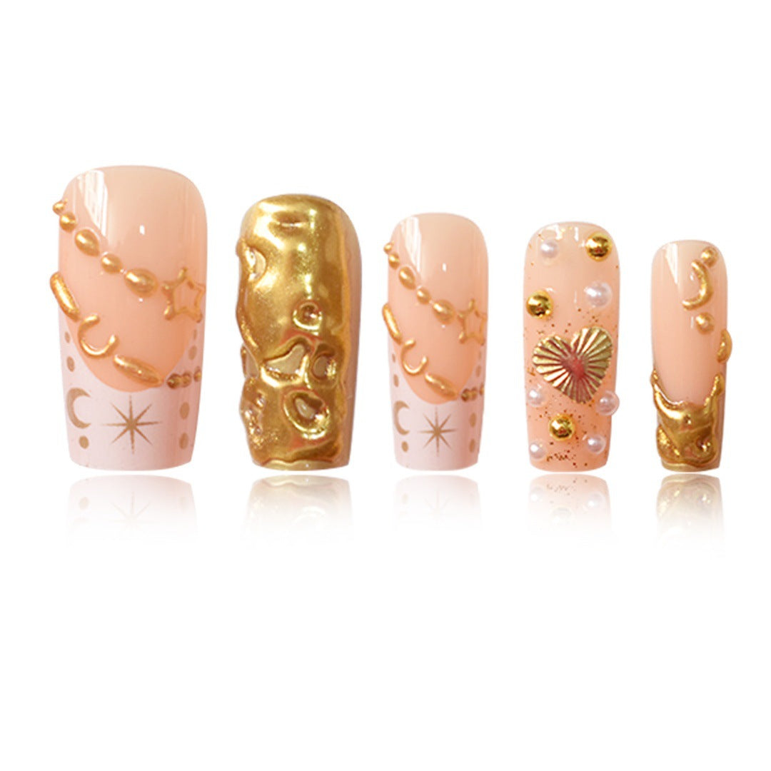Premium Dekorative Press-On Nagelkunst Brehn