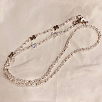 Eleganter Perlen Charm Brillenhalter Brehn