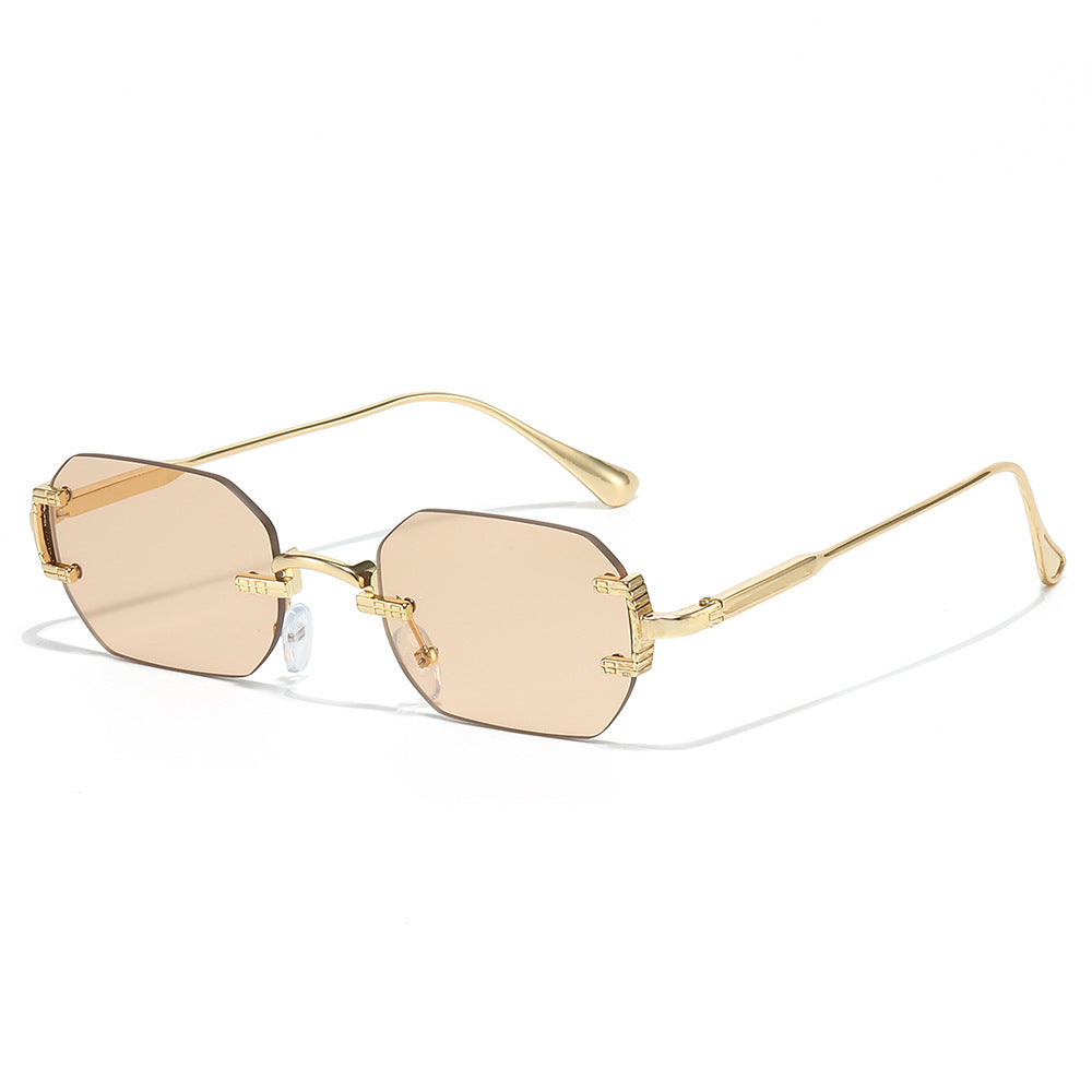 Damen modische Sonnenbrille im eleganten geometrischen Stil Brehn