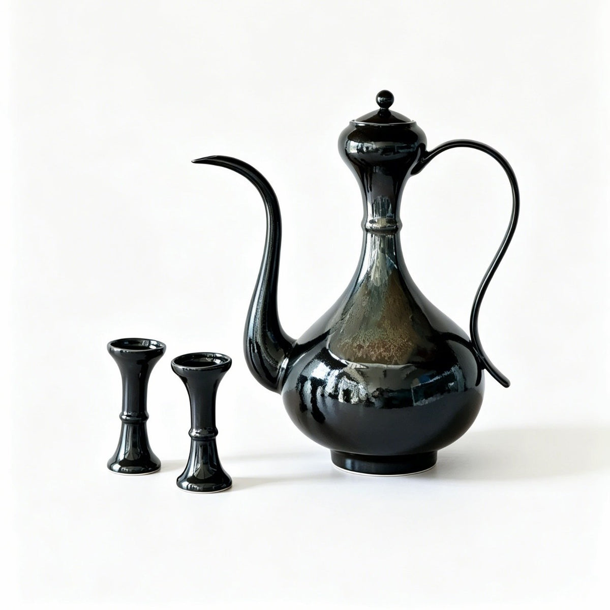 Elegantes dekoratives Teekannen-Set