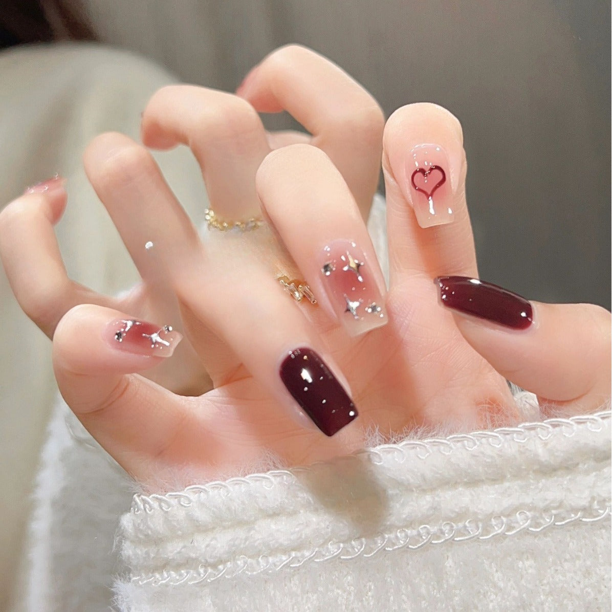 Glitter Ombre Press-On Nägel Brehn