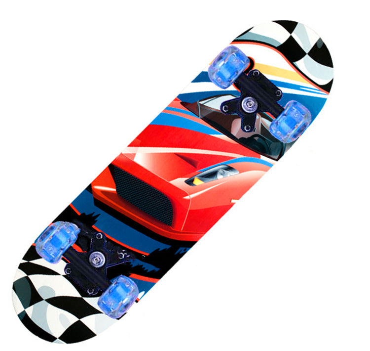 Mädchen Cartoon Charakter Mini Skateboard Brehn