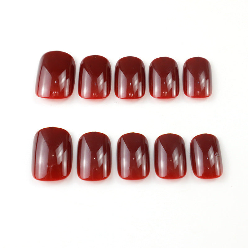Glänzendes, langanhaltendes Press-On-Nagelset Brehn