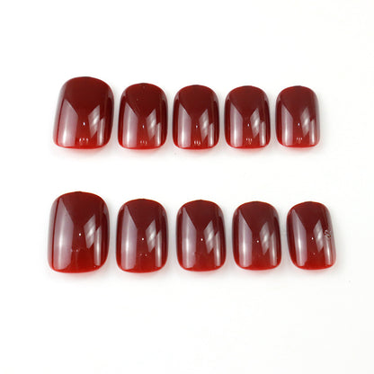 Glänzendes, langanhaltendes Press-On-Nagelset Brehn