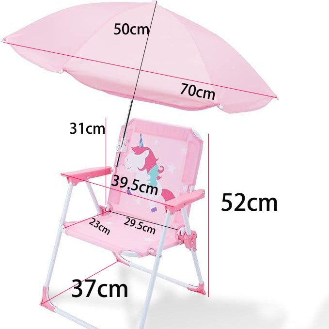 Damen Hochstuhl mit Sonnenschutz und tierischem Motiv Brehn