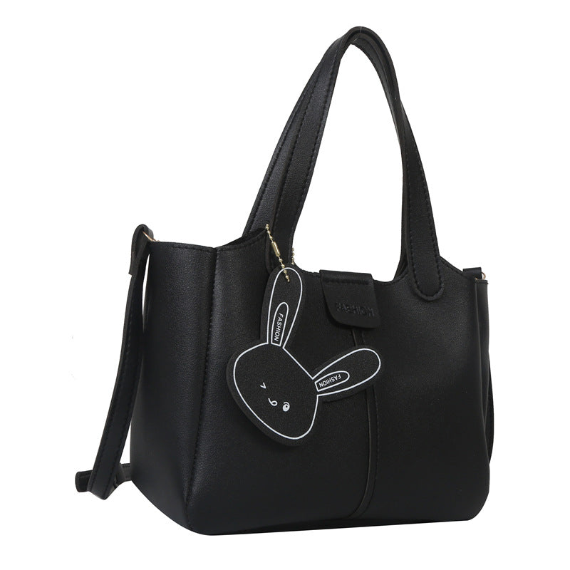 Strukturierte Kunstleder-Handtasche Brehn