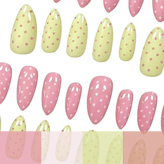 Stilvolles Dekoratives Punktmuster Nagelkunst Brehn