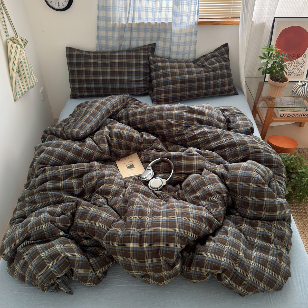 Extra-fluffige Daunen-Alternative Komfortdecke mit gebürstetem Baumwollbezug & Baffle-Box-Konstruktion