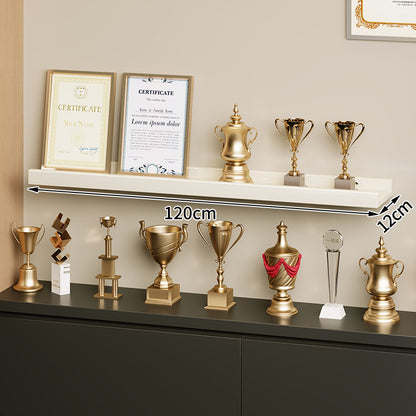 Wandmontierte Schwimmende Display-Regal Lackiertes Hochglanz-MDF