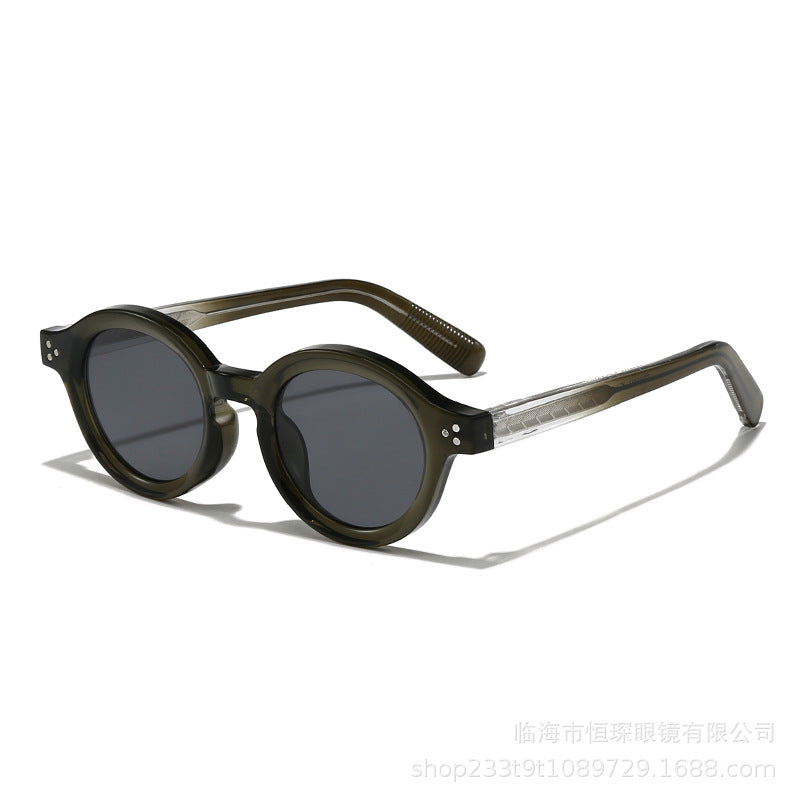 Damen modische Sonnenbrille im eleganten Runddesign Brehn