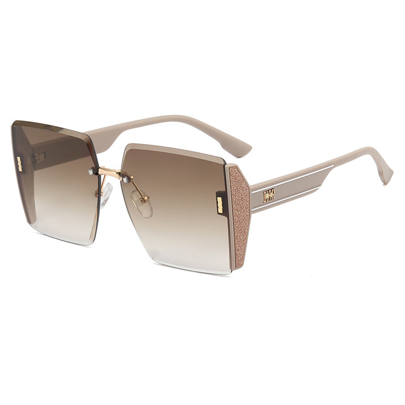 Damen Oversized Glamour Sonnenbrille Brehn