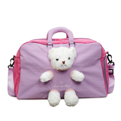 Adorbles Plüschspielzeug-integrierte Reisetasche