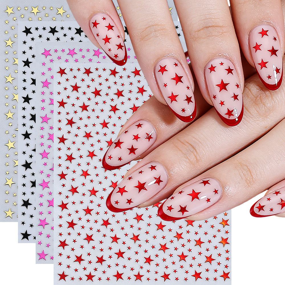 Stern-ThemenNagelkunst-Aufkleber-Set
