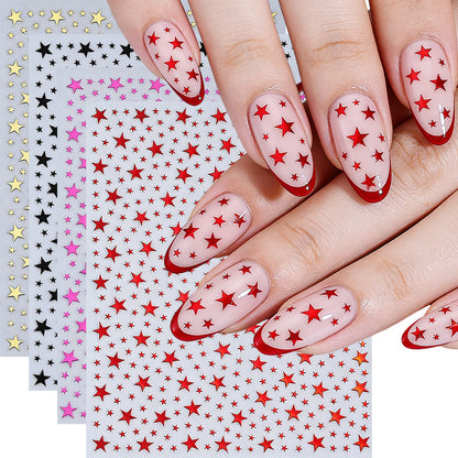 Stern-ThemenNagelkunst-Aufkleber-Set
