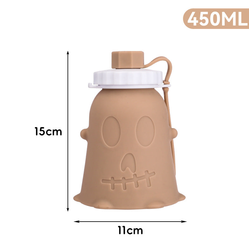 Unisex Silikon-Trinkflasche mit Geisterdesign Brehn