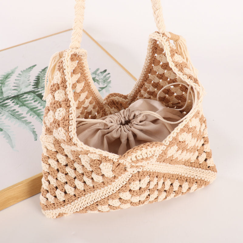 Kreative Handarbeit Schultertasche Brehn