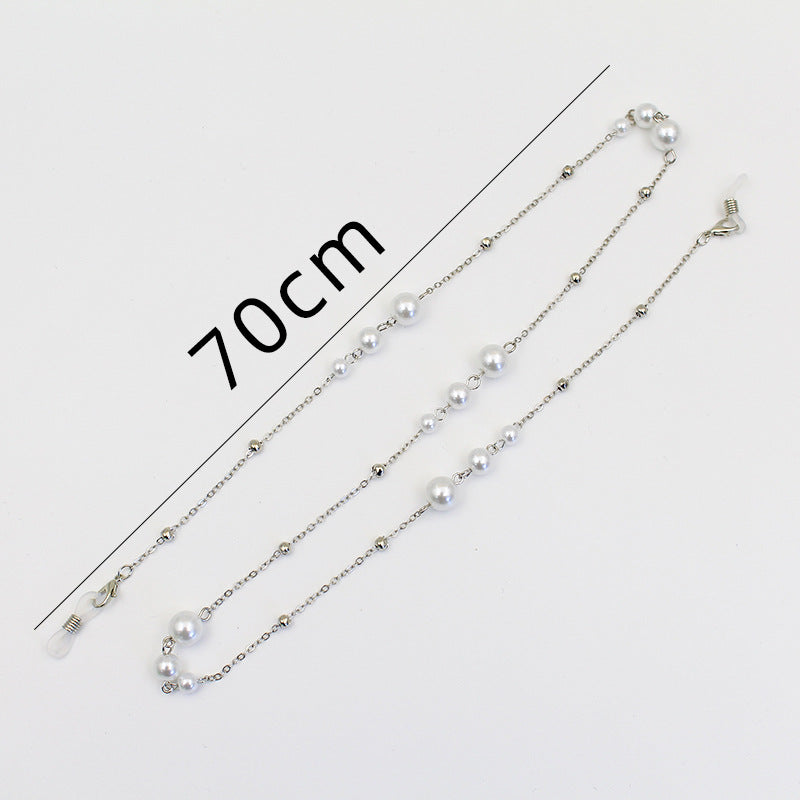 Elegante Perlen-Brillen-Kette Brehn