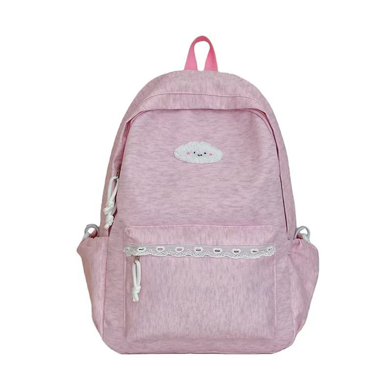 Rucksack mit Verspieltem Wolkenmotiv und Praktischen Fächern Brehn