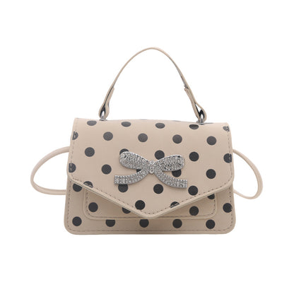 Stylische Punktemuster-Handtasche