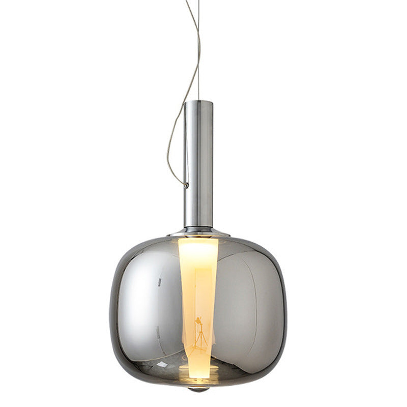 Moderne Minimalistische Stehlampe mit Transparentem Sockel