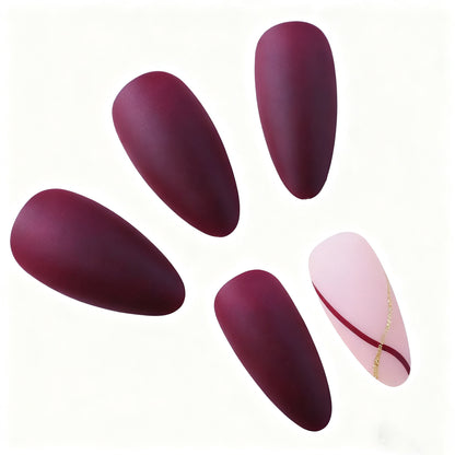 Elegante Matte Nagelkunst Verbesserungen Brehn
