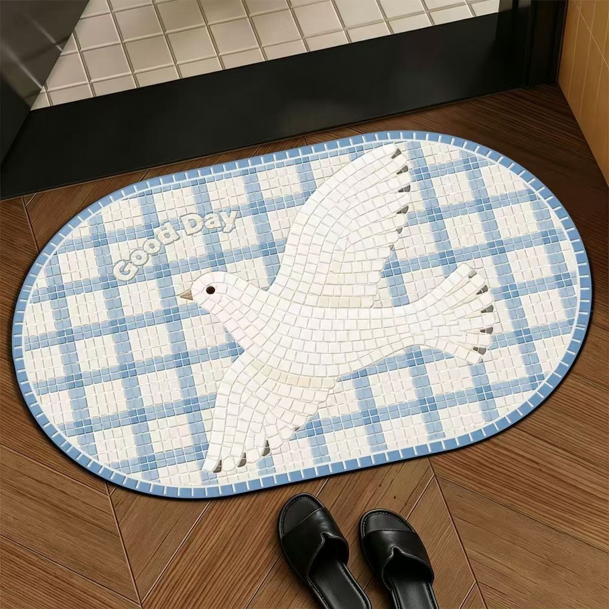 Dekorativer Mosaik-Türmatte Brehn