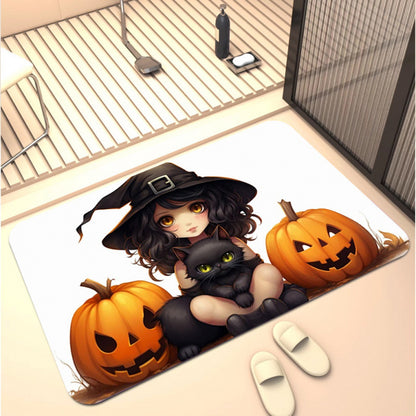 Halloween-Themen Dekorativer Badezimmerteppich