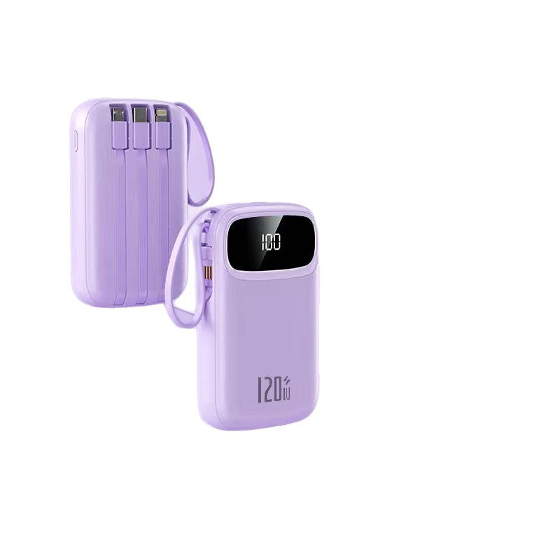tragbare Powerbank mit integriertem Multikabel Brehn