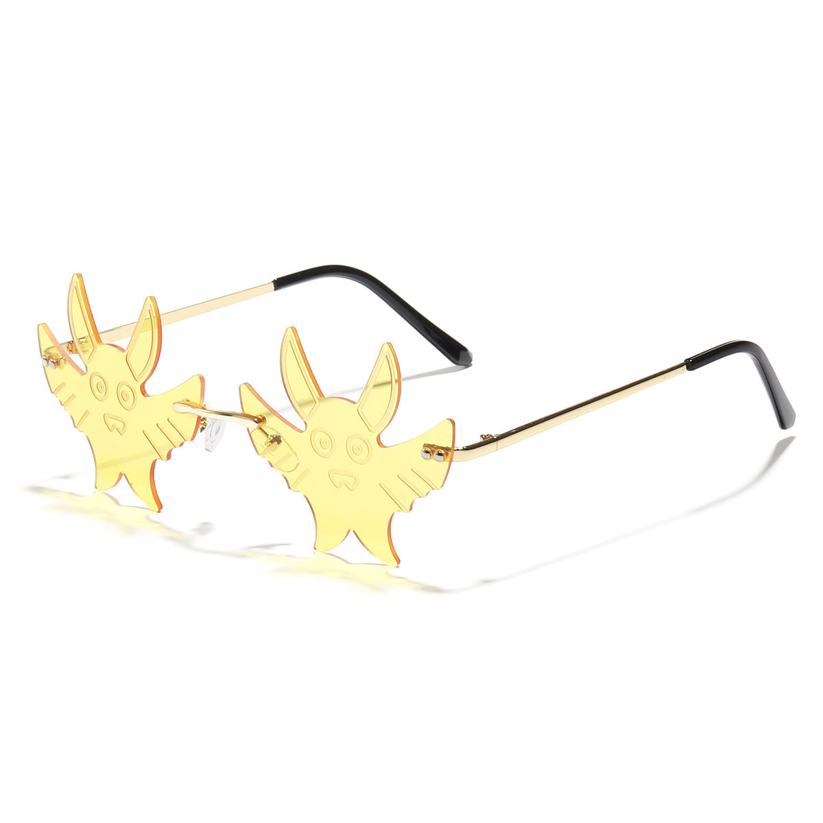 Damen ausgefallene Sonnenbrille mit tierischem Design Brehn