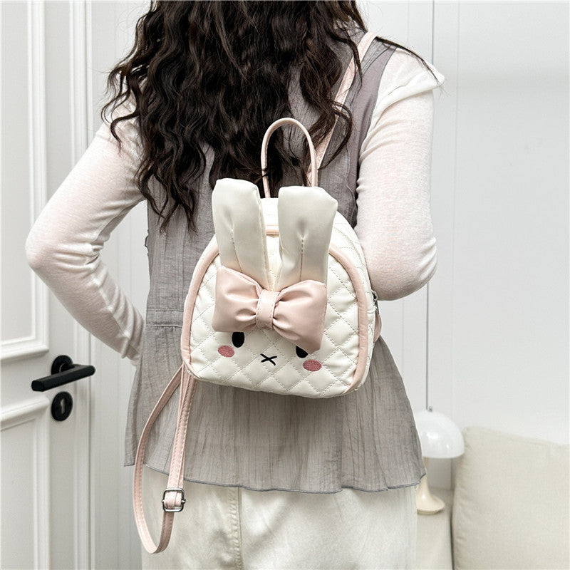 Niedlicher Hasen-Themen Mini-Rucksack Brehn