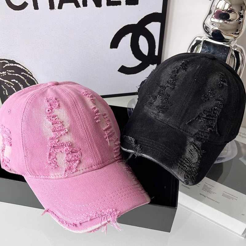 Damen Vintage-inspirierte, verwaschene Baseballkappe Brehn