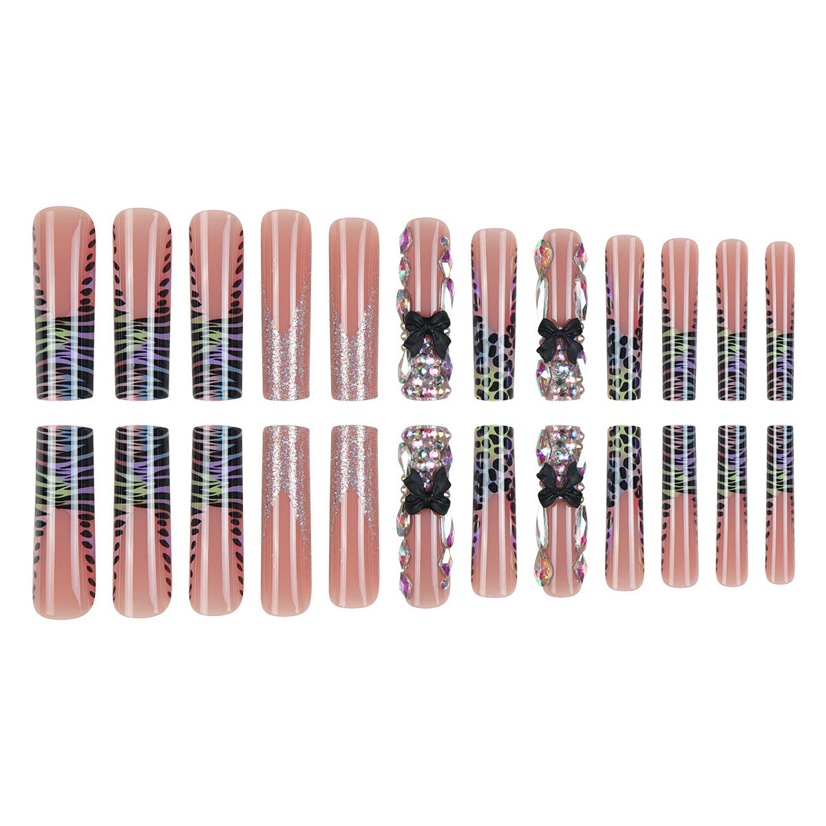 Glamouröse Stiletto Press-On-Nagelverlängerungen Brehn