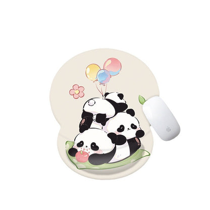 Süßes Panda-Themen Maus-Handballenpolster