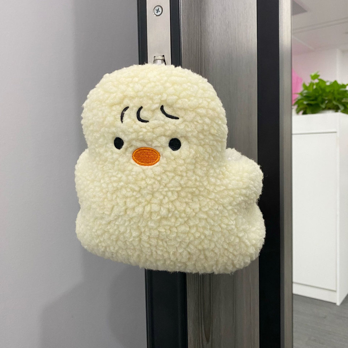 Sherpa-Fleece-Hasen-Handpuppe-Plüschspielzeug