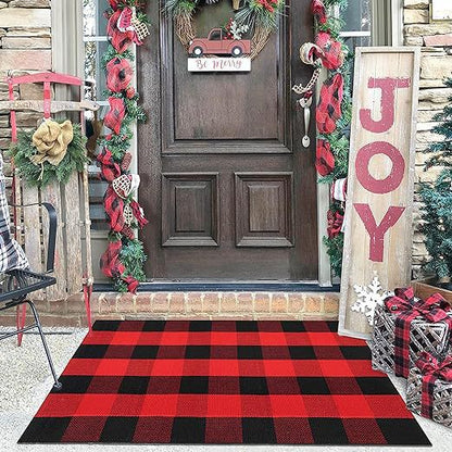 Plaid Outdoor Willkommensmatte