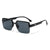 Damen modische quadratische Sonnenbrille mit polarisierendem Gläsern Brehn
