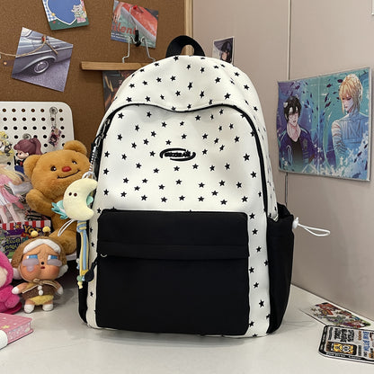 Stylische bedruckte Rucksack mit lustigen Charakterakzenten Brehn