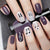 Musikalisch inspiriertes Press-On Nagelkunst Brehn