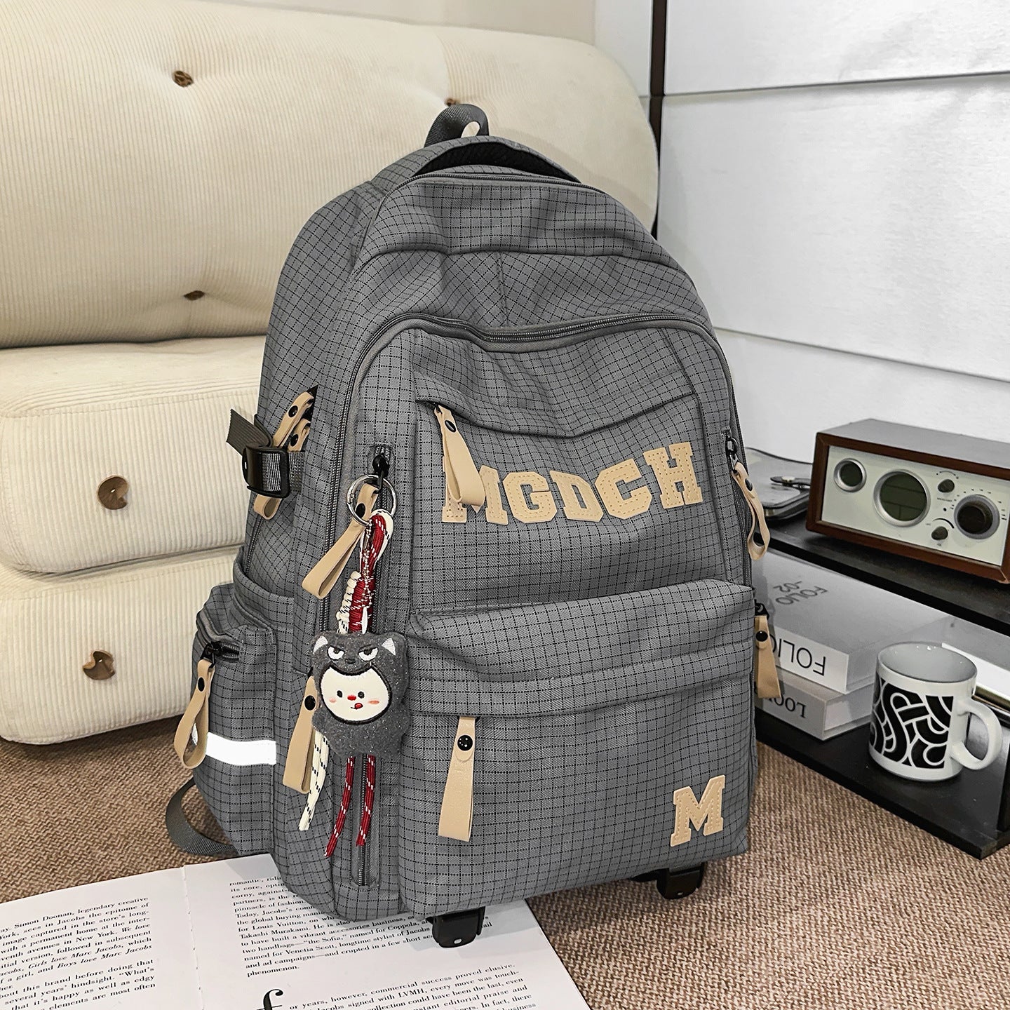 Modische Utility-Schulrucksack