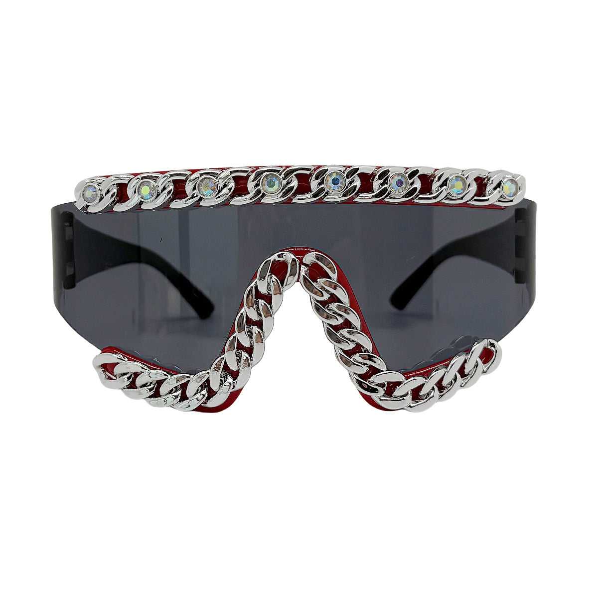 Damen Fashion-Schutzbrille mit glamourösen Kristallverzierungen Brehn