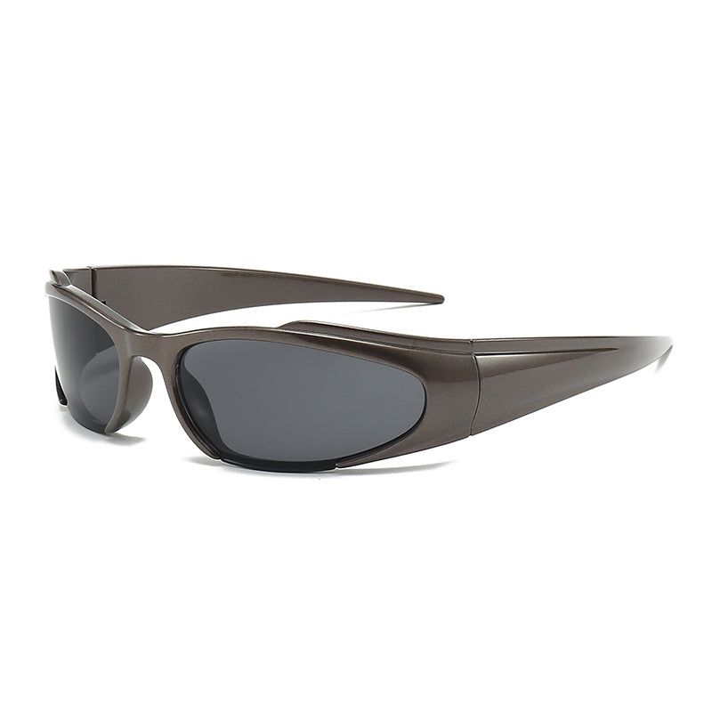 Damen sportliche Sonnenbrille im modernen Design Brehn