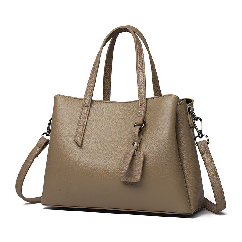 Strukturierte Leder-Tote-Bag Brehn 1785771205