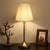 Elegante gefaltete Schirm-Tischlampe