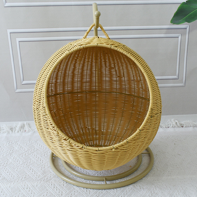 Hängender Rattan-Schaukelstuhl Brehn