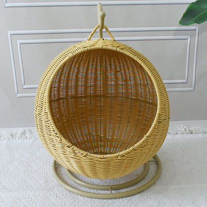Hängender Rattan-Schaukelstuhl Brehn