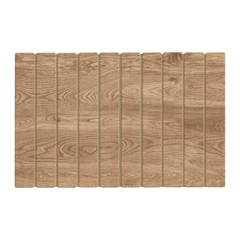 Elegante Holzlatten-Badezimmermatte
