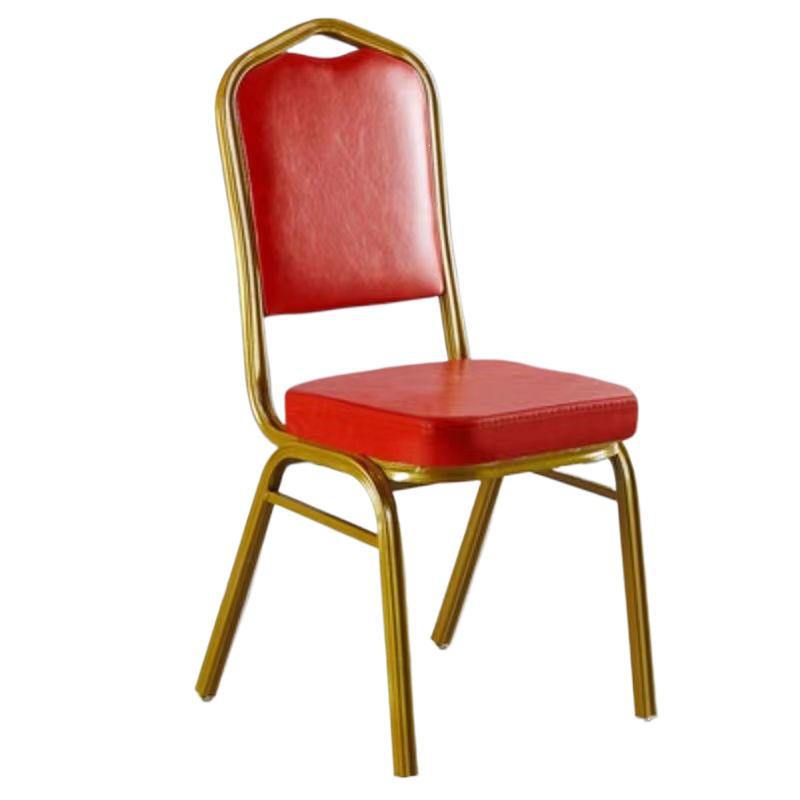 Eleganter gepolsterter Essstuhl mit goldenen Rahmen Brehn